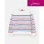 Joules Monique Crew Neck Sweatshirt - Cream Multi Stripe